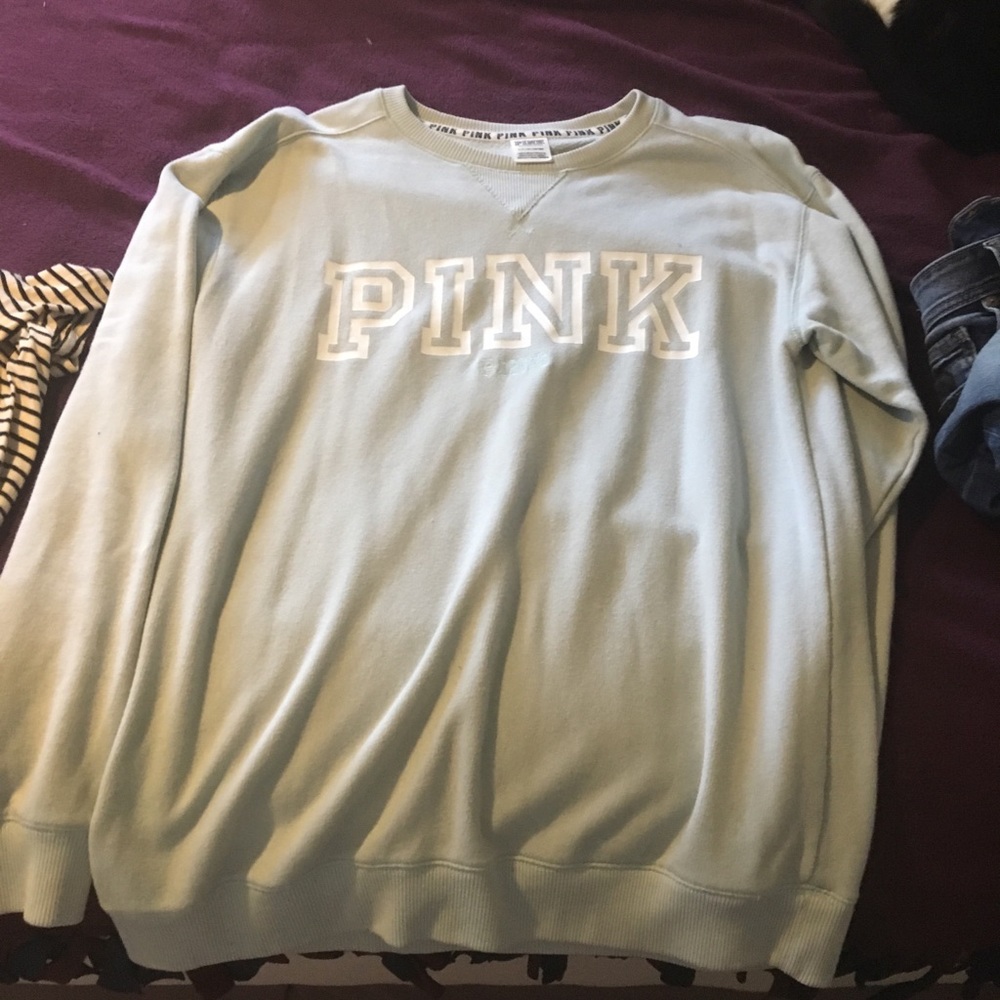 pink sweatshirt